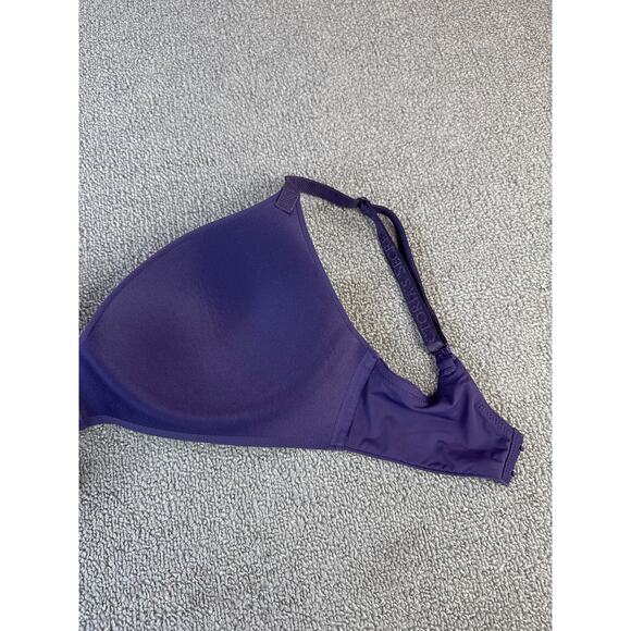 Victoria's Secret Bra T-Shirt Lightly Lined Wireless Purple Size 32DD - Picture 7 of 9